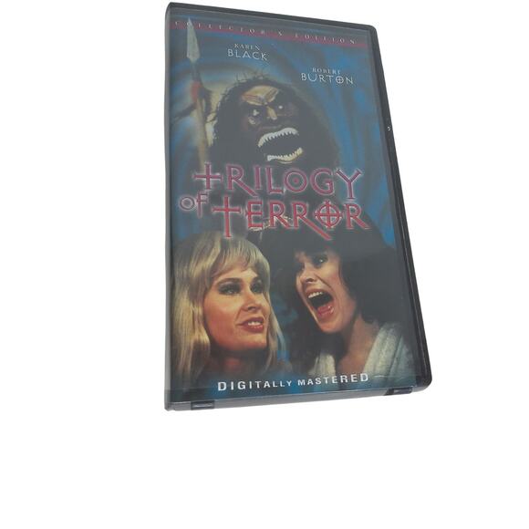 Vintage Trilogy of Terror VHS 1999 Collectors Edition Clamshell Horror Gore Cult - Picture 2 of 7